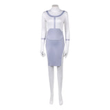 Invincible Cosplay Costume Anissa White Outfit Adult Female Halloween Carnival Costume