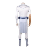 Invincible Cosplay Costume Conquest White Viltrum Empire Jumpsuit Adult Male Halloween Carnival Costume