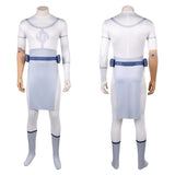 Invincible Cosplay Costume Conquest White Viltrum Empire Jumpsuit Adult Male Halloween Carnival Costume