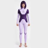Invincible Cosplay Costume Dupli-Kate Purple Jumpsuit Adult Female Halloween Carnival Costume