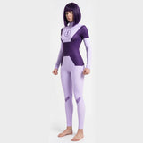 Invincible Cosplay Costume Dupli-Kate Purple Jumpsuit Adult Female Halloween Carnival Costume
