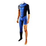 Invincible Cosplay Costume Mark Grayson Blue Jumpsuit Adult Male Halloween Carnival Costume