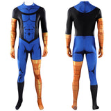 Invincible Cosplay Costume Mark Grayson Blue Jumpsuit Adult Male Halloween Carnival Costume