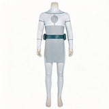 Invincible Cosplay Costume Mark Grayson White Jumpsuit Adult Male Halloween Carnival Costume