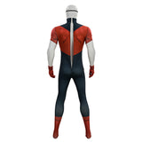 Invincible Cosplay Costume Oliver Grayson Red and Black Bodysuit Jumpsuit Adult Male Halloween Carnival Costume