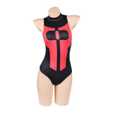 Invincible Cosplay Costume Oliver Grayson Red and Black Swimsuit Adult Female Halloween Carnival Costume