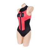 Invincible Cosplay Costume Oliver Grayson Red and Black Swimsuit Adult Female Halloween Carnival Costume