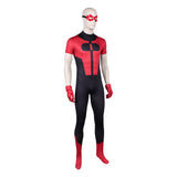 Invincible Cosplay Costume Oliver Grayson Red Outfit Adult Male Halloween Carnival Costume