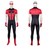 Invincible Cosplay Costume Oliver Grayson Red Outfit Adult Male Halloween Carnival Costume