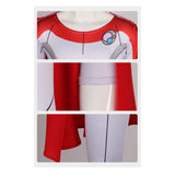 Invincible Cosplay Costume Oliver Grayson White Jumpsuit with Cloak Adult Male Halloween Carnival Costume