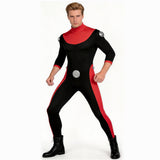 Invincible Cosplay Costume Scott Red and Black Jumpsuit Adult Male Halloween Carnival Costume