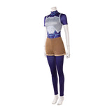 Invincible Cosplay Costume Tech Jacket Blue Outfit Adult Female Halloween Carnival Costume