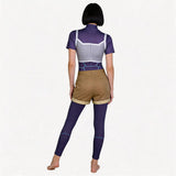 Invincible Cosplay Costume Tech Jacket Zoe Purple Outfit Adult Female Halloween Carnival Costume