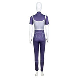Invincible Cosplay Costume Tech Jacket Zoe Purple Outfit Adult Female Halloween Carnival Costume