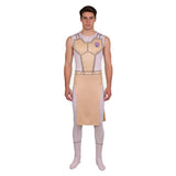 Invincible Cosplay Costume Thaedus Yellow Jumpsuit Adult Male Halloween Carnival Costume