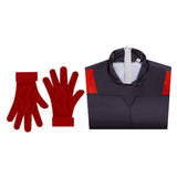 Invincible Cosplay Costume Thokk Battle Beast Black Jumpsuit Adult Male Halloween Carnival Costume
