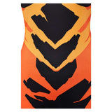 Invincible Cosplay Costume Volcanikka Orange Jumpsuit Adult Female Halloween Carnival Costume