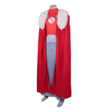 Invincible Emperor Argall Red Jumpsuit Adult Male Halloween Carnival Costume