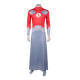 Invincible Emperor Argall Red Jumpsuit Adult Male Halloween Carnival Costume