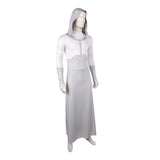 Invincible Season 4 Cosplay Costume Grand Regent White Hooded Jumpsuit Adult Male Halloween Carnival Costume