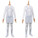 Invincible Viltrumite Cosplay Costume White Jumpsuit Kids Children Halloween Carnival Costume