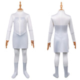 Invincible Viltrumite Cosplay Costume White Jumpsuit Kids Children Halloween Carnival Costume