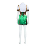 Isekai Slow Life Cosplay Costume Sarah Green Outfit Adult Female Halloween Carnival Costume