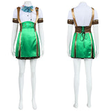 Isekai Slow Life Cosplay Costume Sarah Green Outfit Adult Female Halloween Carnival Costume
