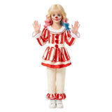 It Cosplay Costume Pennywise Kids Children Red Clown Suit Halloween Carnival Costume