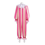 IT Cosplay Costume Pennywise Pink Outfit Adult Male Halloween Carnival Costume