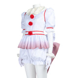 IT Cosplay Costume Pennywise White Outfit Adult Unisex Halloween Carnival Costume