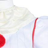 IT Cosplay Costume Pennywise White Outfit Adult Unisex Halloween Carnival Costume