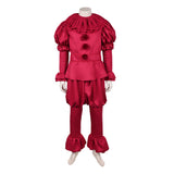 IT Pennywise Cosplay Costume Pennnywiser Red Outfilt Adult Male Halloween Carnival Costume