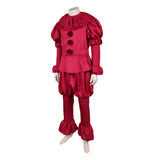 IT Pennywise Cosplay Costume Pennnywiser Red Outfilt Adult Male Halloween Carnival Costume
