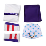 Johnny Joestar Cosplay Costume White Outfit Adult Male Halloween Carnival Costume