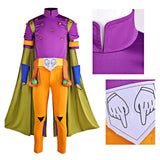JoJo‘s Bizarre Adventure Cosplay Costume Gyro Zeppeli Outfit Adult Male Halloween Carnival Costume