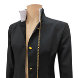 Jotaro Kujo Cosplay Costume Black Outfit Adult Male Halloween Carnival Costume