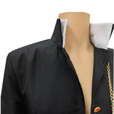 Jotaro Kujo Cosplay Costume Black Outfit Adult Male Halloween Carnival Costume