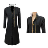 Jotaro Kujo Cosplay Costume Black Outfit Adult Male Halloween Carnival Costume
