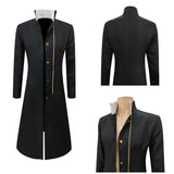Jotaro Kujo Cosplay Costume Black Outfit Adult Male Halloween Carnival Costume