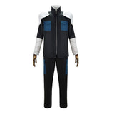 Kaiju No.8 Cosplay Costume SOSHIRO HOSHINA Black Outfit Adult Male Halloween Carnival Costume