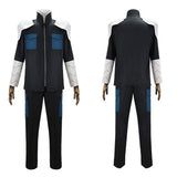 Kaiju No.8 Cosplay Costume SOSHIRO HOSHINA Black Outfit Adult Male Halloween Carnival Costume