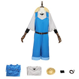 Kenji Miyazawa Cosplay Costume Blue Outfit Adult Male Halloween Carnival Costume
