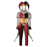 Kingdom of Marionettes Cosplay Costume Jestyn Red Clown Suit Adult Male Halloween Carnival Costume
