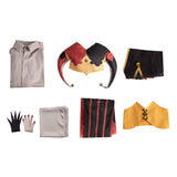 Kingdom of Marionettes Cosplay Costume Jestyn Red Clown Suit Adult Male Halloween Carnival Costume