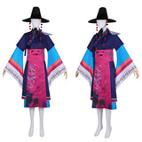 Kpop Demon Hunters Cosplay Costume Rumi Hanbok Outfit Adult Female Halloween Carnival Costume