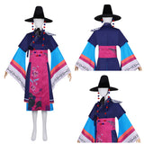 Kpop Demon Hunters Cosplay Costume Rumi Hanbok Outfit Adult Female Halloween Carnival Costume