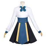 Kunon the Sorcerer Can See Cosplay Costume Kunon Gurion Blue Dress Female Halloween Carnival Costume