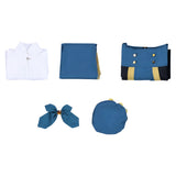Kunon the Sorcerer Can See Cosplay Costume Kunon Gurion Blue Dress Female Halloween Carnival Costume