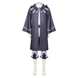 Kunon the Sorcerer Can See Cosplay Costume Kunon Gurion Gray Outfit Adult Female Halloween Carnival Costume